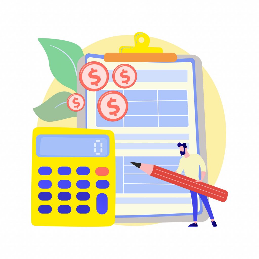 icono calculo de ahorro en la factura de la luz