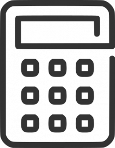 icono de calculo ahorro en tarifa luz